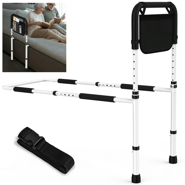 Bed Rails for Elderly Adults Safety with Leg Adjustable