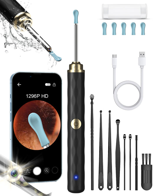 KEKOY 1296P HD Ear Cleaner with 13 Pcs Kit