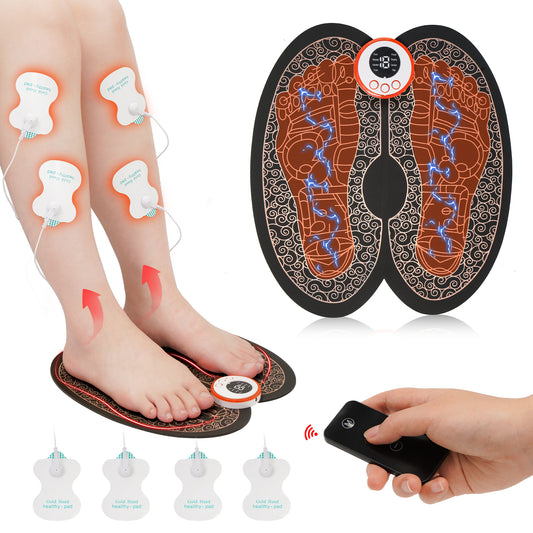 KEKOY EMS Foot Massager Mat with Remote Control